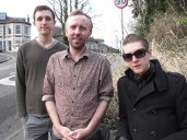 T.O.Y.S outside Rocker's studio while recording their session for his March 2013 show - 26/1/2013