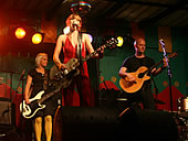 Alex Canasta at their album launch party in Copenhagen - 22/8/08